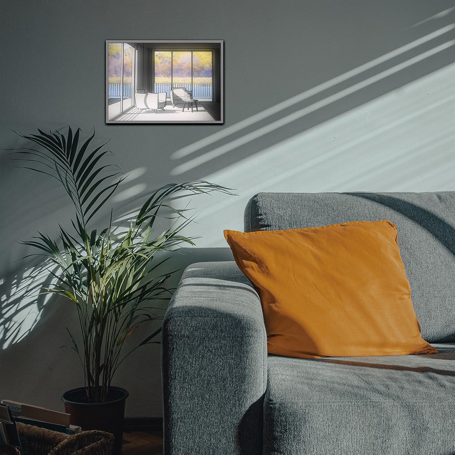 Lakeside Lounge – LED Glow Frame