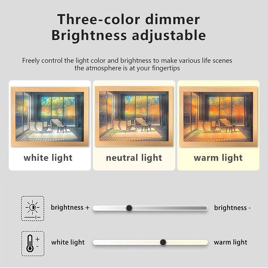 Scenic Lounge with a View – Light Up Frame