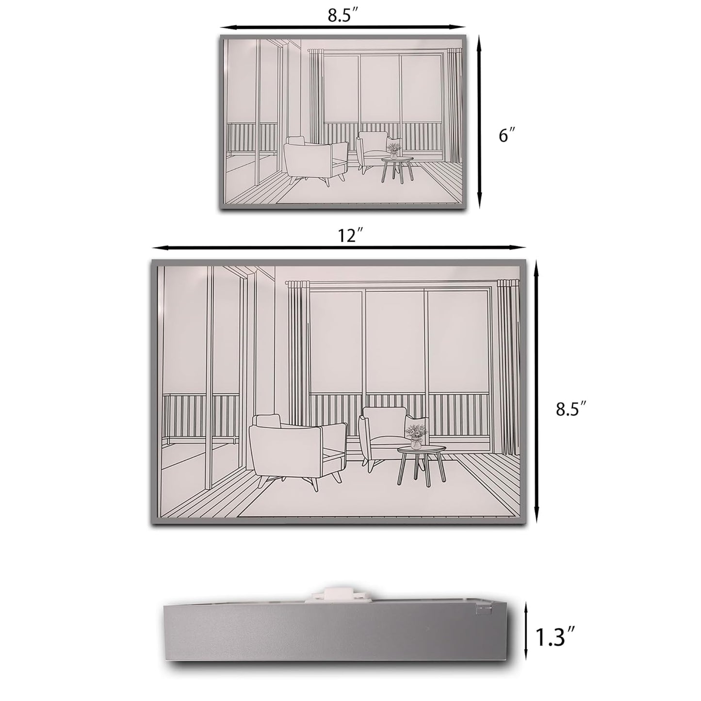 Lakeside Lounge – LED Glow Frame