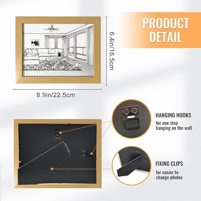 Scenic Lounge with a View – Light Up Frame